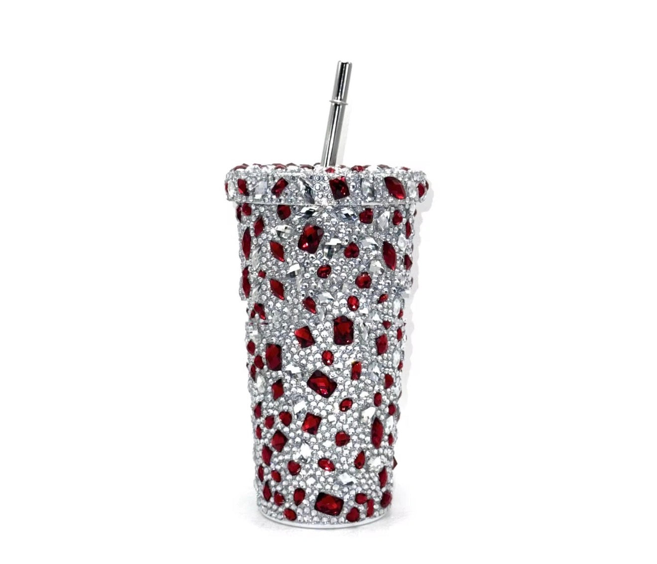 Diamond Cup With Straw