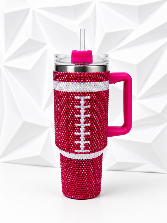 40 oz rhinestone baseball