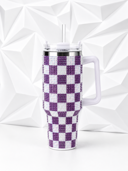 40 oz Checkers Tumbler